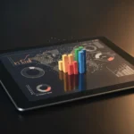 QuickBooks data analytics dashboard showing financial insights